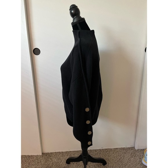 ba&sh Polly pullover sweater with silver buttons - Size 1 (US6/Medium) - Picture 4 of 8